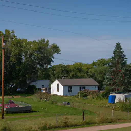 Rural homes in Mille Lacs, Minnesota