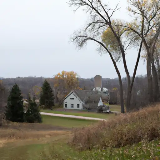 Rural homes in Pine, Minnesota