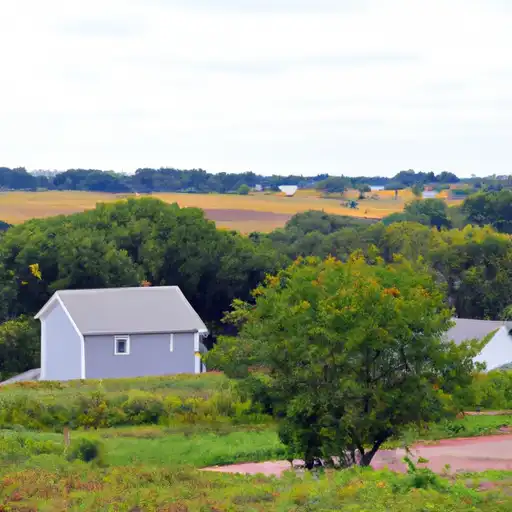 Rural homes in Polk, Minnesota