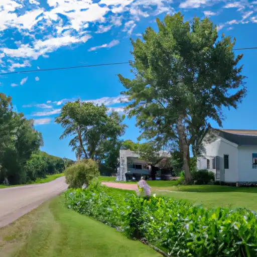 Rural homes in Roseau, Minnesota
