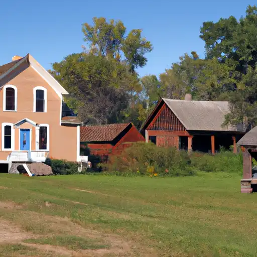 Rural homes in Wabasha, Minnesota