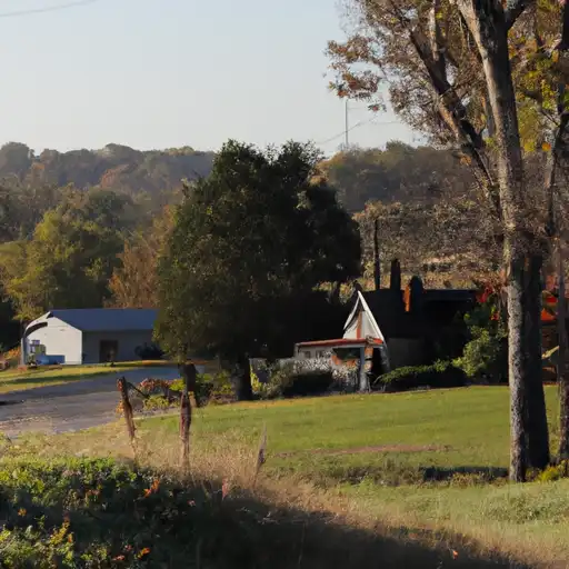 Rural homes in Dent, Missouri