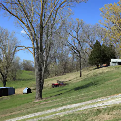 Rural homes in McDonald, Missouri