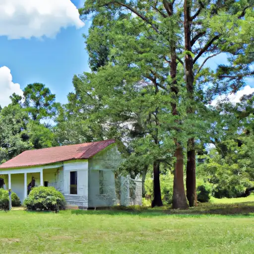 Rural homes in Amite, Mississippi