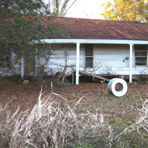 Rural homes in Benton, Mississippi