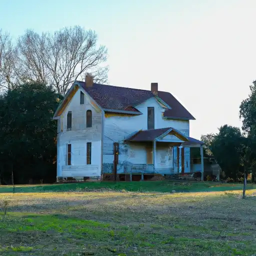 Rural homes in George, Mississippi
