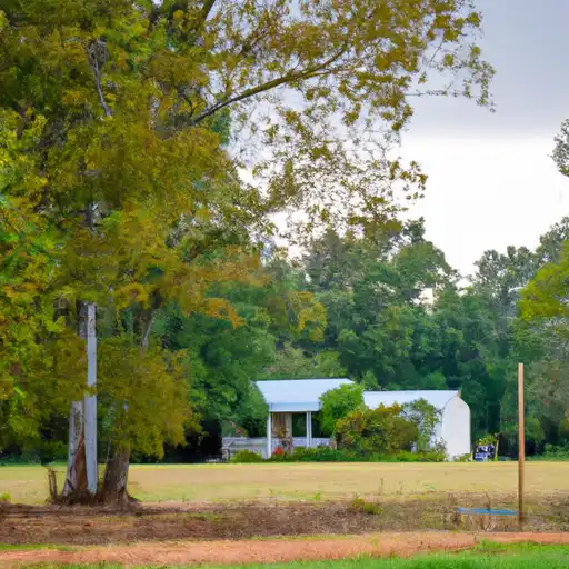 Rural homes in Harrison, Mississippi