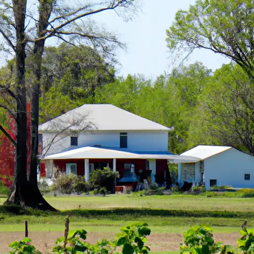 Rural homes in Holmes, Mississippi