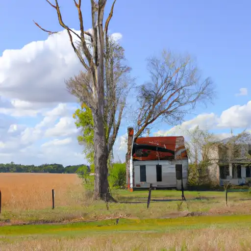 Rural homes in Lincoln, Mississippi