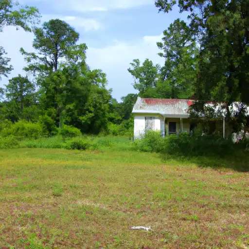 Rural homes in Monroe, Mississippi