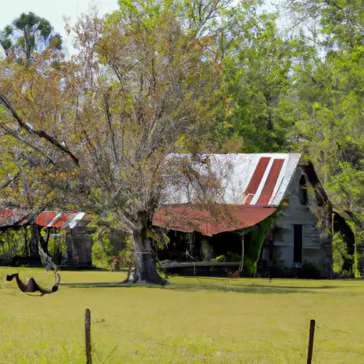 Rural homes in Neshoba, Mississippi