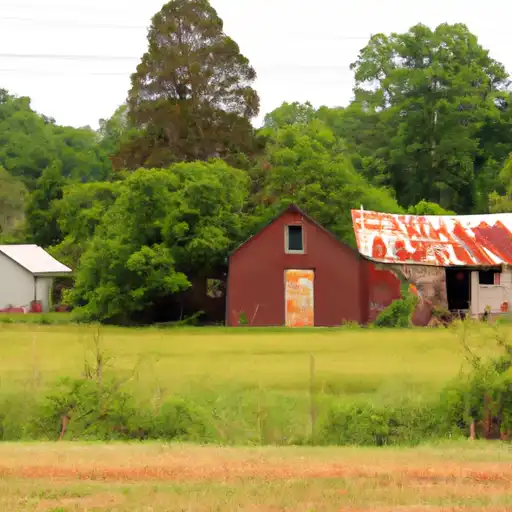 Rural homes in Panola, Mississippi