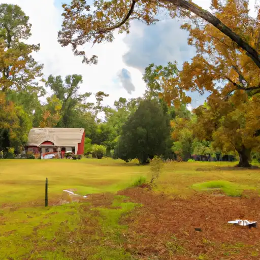 Rural homes in Rankin, Mississippi