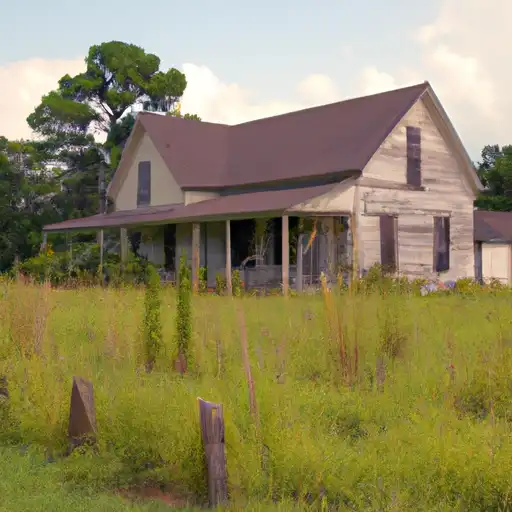 Rural homes in Scott, Mississippi