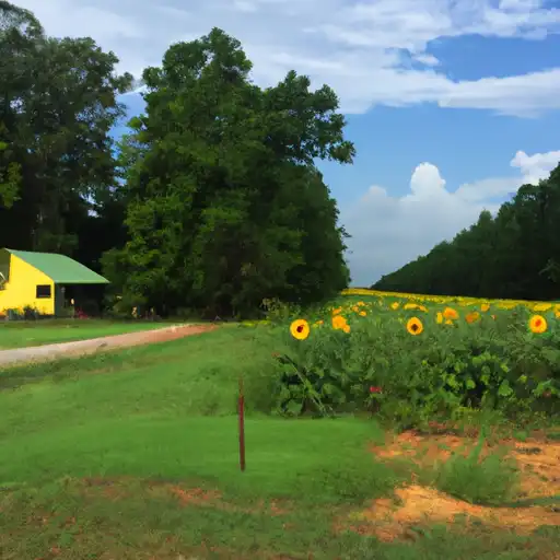Rural homes in Sunflower, Mississippi