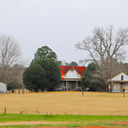 Rural homes in Tallahatchie, Mississippi