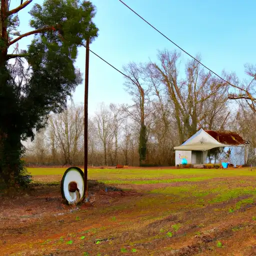Rural homes in Tippah, Mississippi