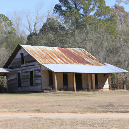 Rural homes in Tunica, Mississippi