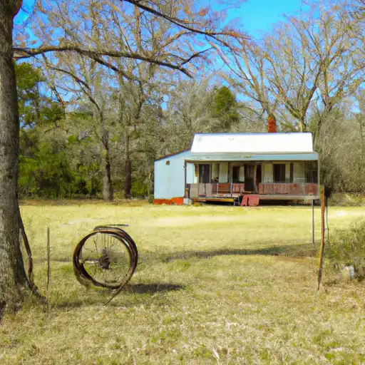 Rural homes in Walthall, Mississippi