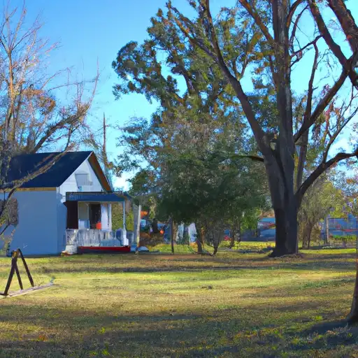Rural homes in Warren, Mississippi