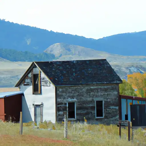 Rural homes in Broadwater, Montana