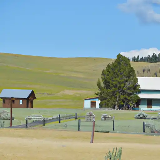 Rural homes in Cascade, Montana