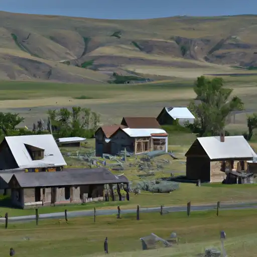 Rural homes in Chouteau, Montana