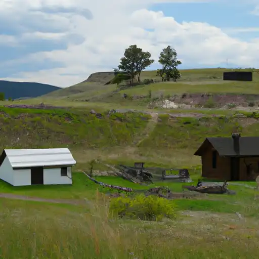 Rural homes in Custer, Montana