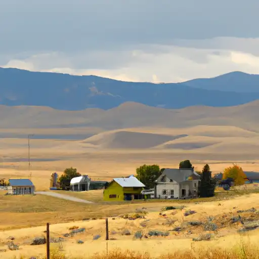 Rural homes in Fallon, Montana