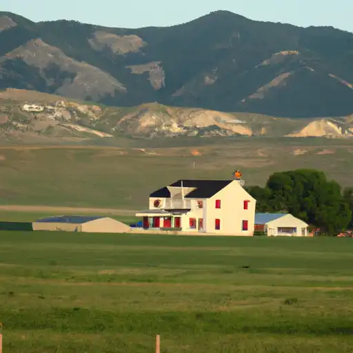 Rural homes in Fergus, Montana