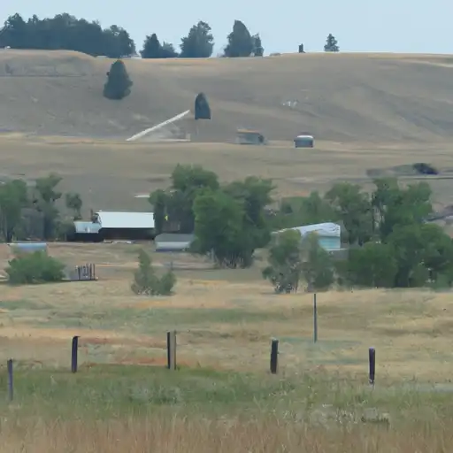 Rural homes in Garfield, Montana
