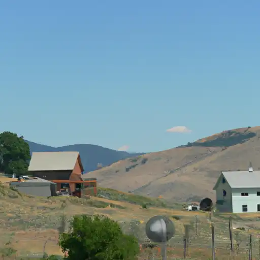 Rural homes in Granite, Montana