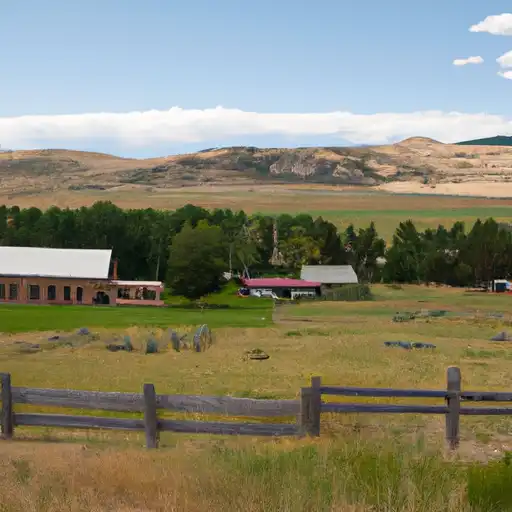 Rural homes in Hill, Montana