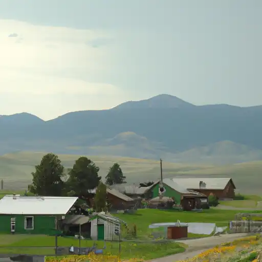 Rural homes in Madison, Montana