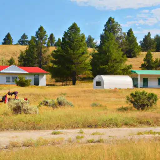 Rural homes in Pondera, Montana