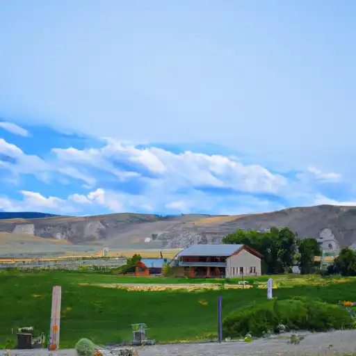 Rural homes in Powder River, Montana