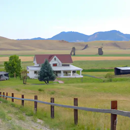 Rural homes in Richland, Montana