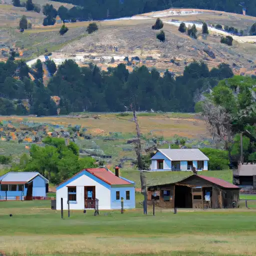 Rural homes in Sheridan, Montana