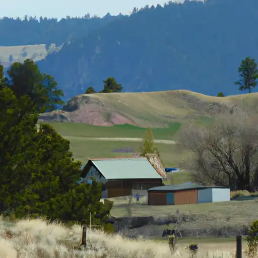 Rural homes in Stillwater, Montana