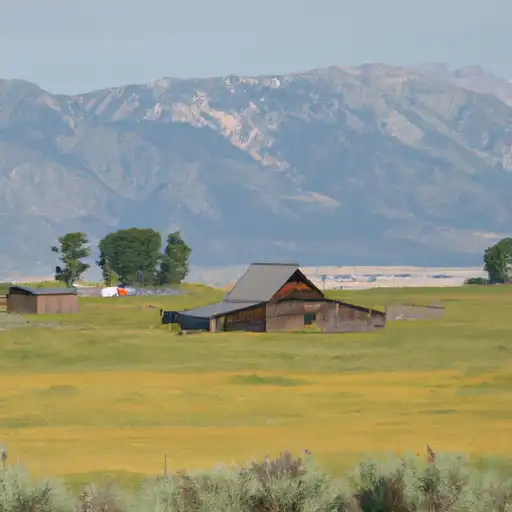 Rural homes in Teton, Montana