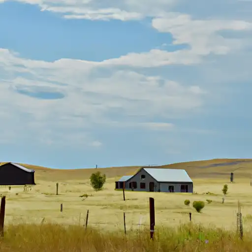 Rural homes in Toole, Montana