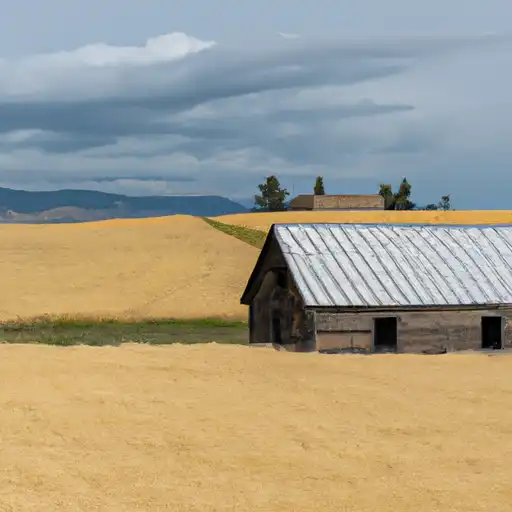 Rural homes in Wheatland, Montana