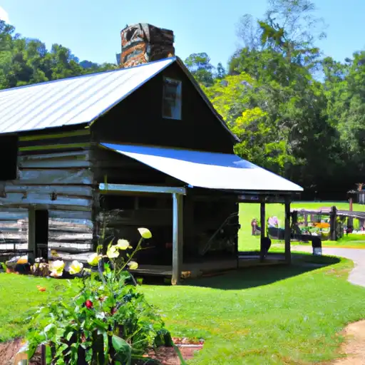 Rural homes in Alleghany, North Carolina