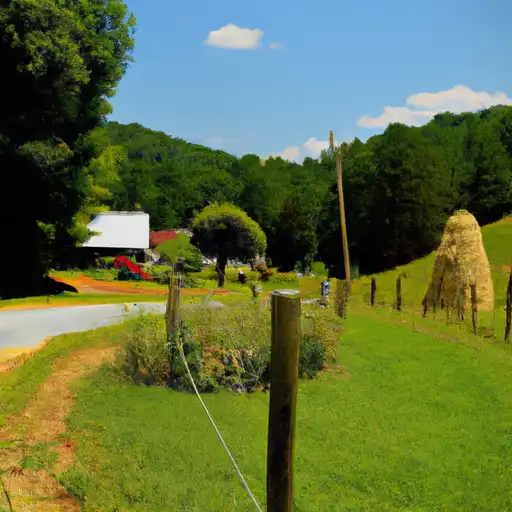 Rural homes in Avery, North Carolina