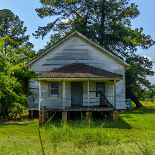 Rural homes in Bladen, North Carolina