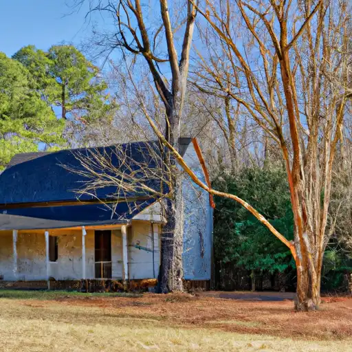 Rural homes in Cabarrus, North Carolina