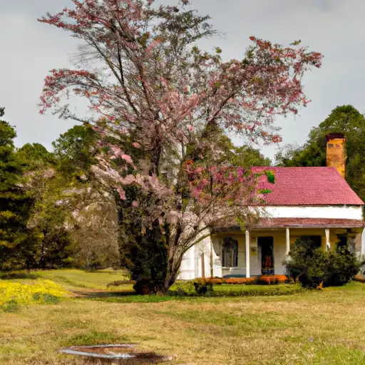 Rural homes in Caswell, North Carolina