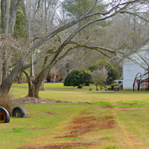 Rural homes in Chatham, North Carolina