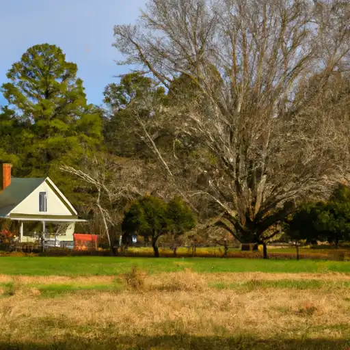 Rural homes in Chowan, North Carolina