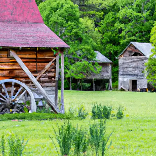 Rural homes in Cleveland, North Carolina